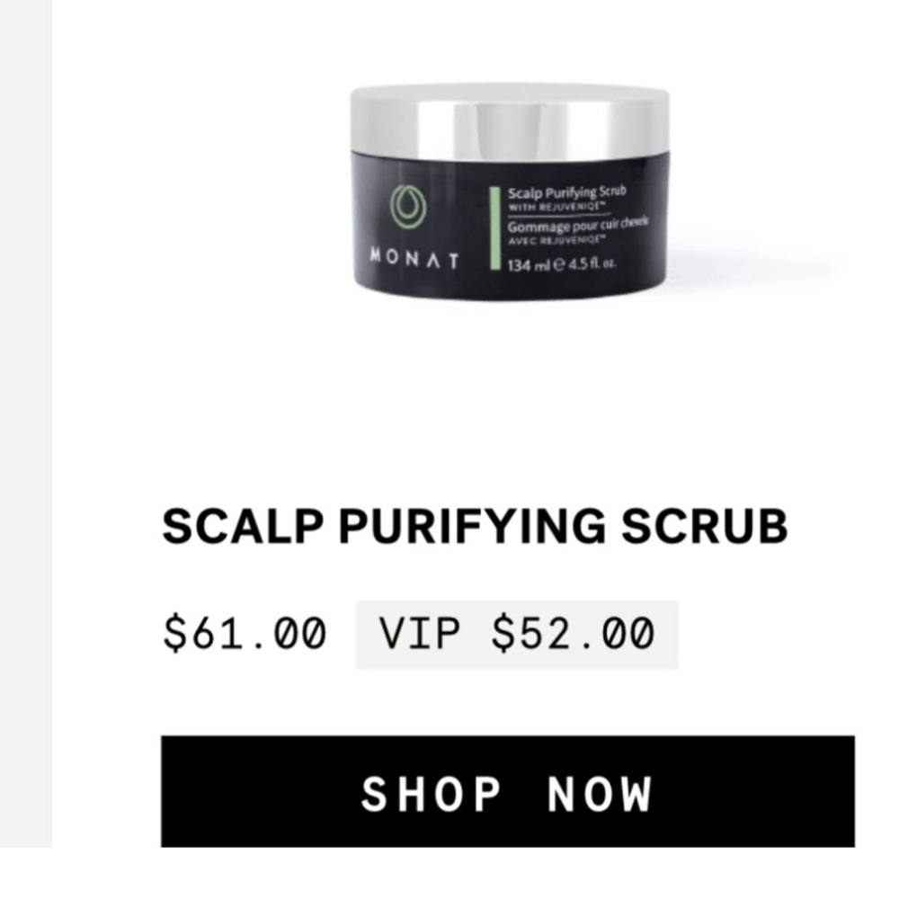 MONAT Scalp Purifying Scrub with Rejuveniqe - Black